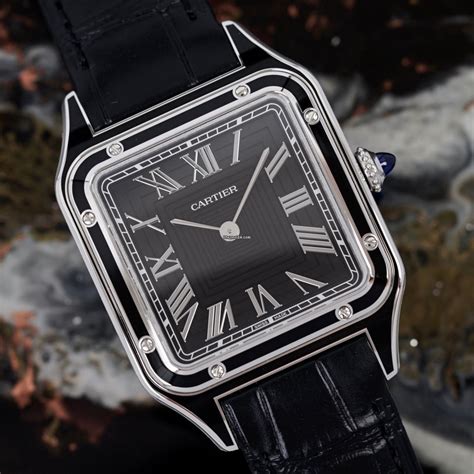 wssa0046 cartier|cartier santos dumont black.